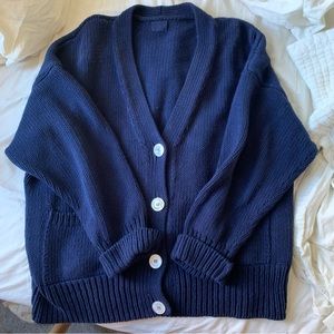 babaa cardigan no 16 in navy